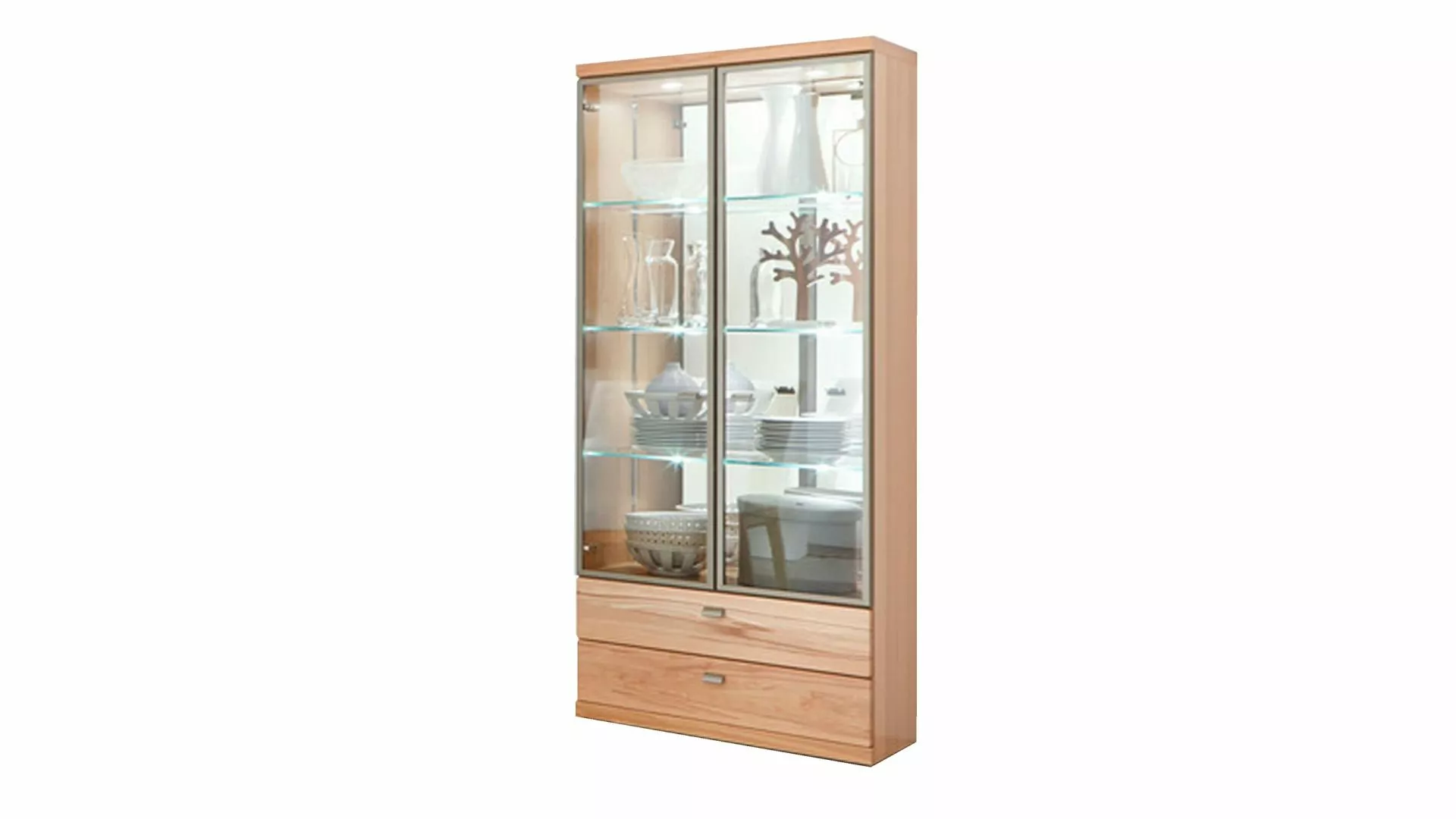 Display cabinet lighting